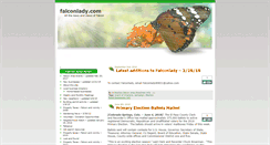 Desktop Screenshot of falconlady.com