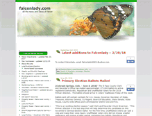 Tablet Screenshot of falconlady.com